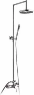 Produktbild von Demm Duschsystem mit Einhebelmischer Set mit Handbrause Duschset Regenbrause 15457, 25437.049.C