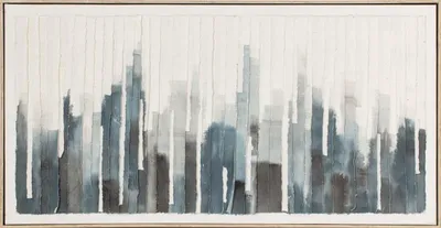 Produktbild von ArtUniverse Leinwandbild Blue Skyline 60 x 120 cm