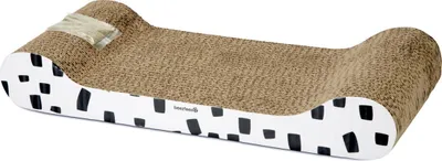 Zdjęcie produktu dla Tekturowa deska do drapania Beeztees, motyw: Sofa - 49x22x7,5cm
