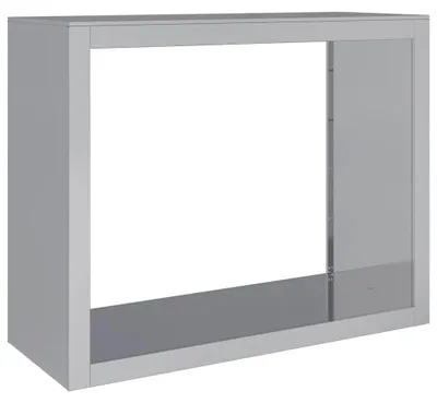 Produktbild von vidaXL Brennholzregal 100x40x80 cm Verzinkter Stahl