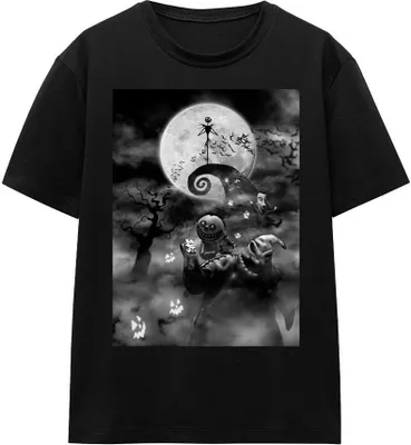 Immagine prodotto di The Nightmare Before Christmas - Maglietta da uomo/donna Unisex TV17283 (S) (Nero)