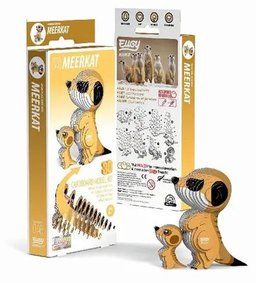 Produktbild von EUGY - 3D Bastelset Erdmännchen