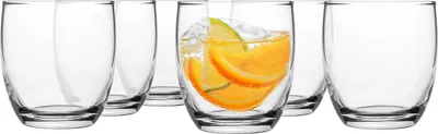 Produktbild von Glasmark KROSNO 1992 Gläser-Set 6-teilig Trinkgläser Wassergläser Longdrinkgläser Saftgläser Spülmaschinenfest 6x220 ml