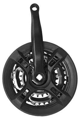 Image de Pédalier en acier au carbone, avec 24, 34 ou 42 dents, pour vélo de montagne et vélo de course