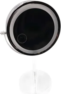 Image de Miroir cosmétique avec éclairage LED Miroir cosmétique de maquillage avec contrôle tactile Intensité de l'éclairage 3 couleurs de lumière 10X Zoom Retoo