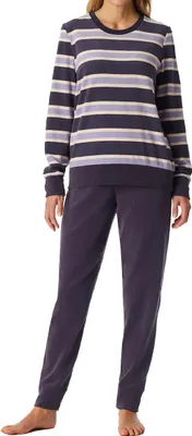 Produktbild von Schiesser Damen Schlafanzug lang 46  indigo Stück
