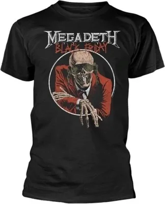 Obrázok produktu pre Megadeth Black Friday Black S Tričko