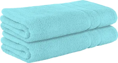 Obrázok produktu pre StickandShine – 2-dielna sada prémiových froté uterákov do sauny, 80 x 200 cm, tyrkysová farba, gramáž 500 g/m², 100 % bavlna