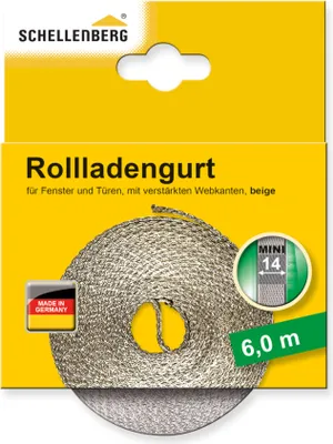 Immagine prodotto di Rollladengurt 14 mm/6,0 m beige