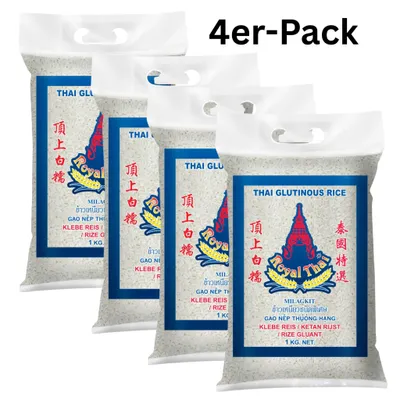 Produktbild von 4er-Pack Royal Thai Klebreis 1kg