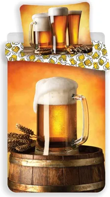 Produktbild von Fotodruck Leinen Beer 140x200, 70x90 cm
