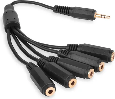 Image de Fiche jack SPLITTER 3,5 mm stéréo - 5x fiches jack 3,5 mm stéréo VITALCO (A4)