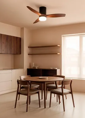 Produktbild von WIND CALM - Leiser Deckenventilator 40W mit technischen ABS-Blättern in verschiedenen Größen