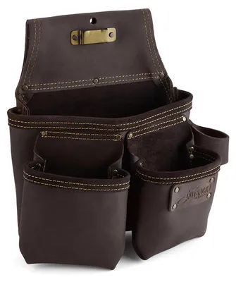 Produktbild von OX Pro OX-P263203 Werkzeuggürtel-Tasche für Zimmerleute, Nageltasche, ölgegerbte