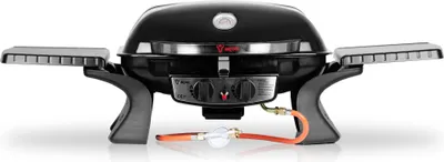 Produktbild von BBQ-Toro Tragbarer Tisch Gasgrill 2 Brenner | Tischgasgrill für Balkon