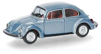 Produktbild von Herpa 430982-003 - 1:87 Volkswagen (VW) Käfer 1303, marathonblau metallic - Neu