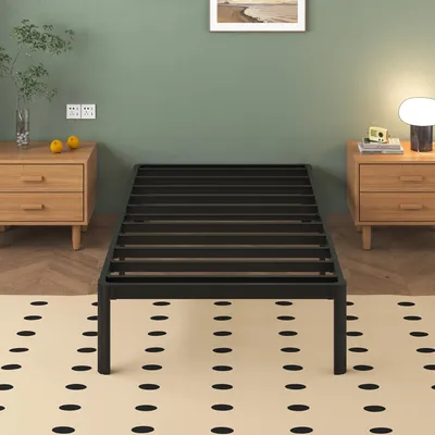 Immagine prodotto di Struttura del letto in metallo, 80x190 cm, con gambe rotonde