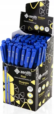 Produktbild von ZENITH Pixel, Kugelschreiber 0,5mm, blau mit Kappe, 201318016