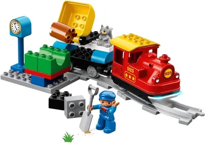 Produktbild von LEGO DUPLO Dampfeisenbahn - 59 Teile - 10874