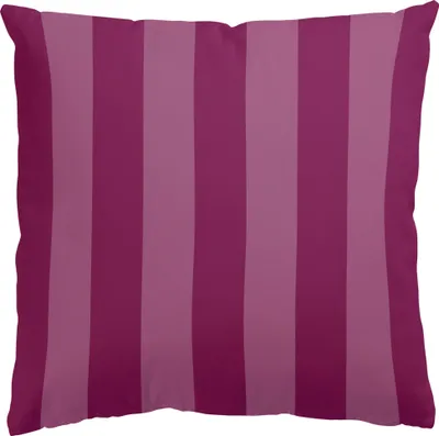 Produktbild von Dekokissen Muster drinnen / Indoor Zierkissen Canvas waschbar Streifen pink Sofakissen mit Füllung