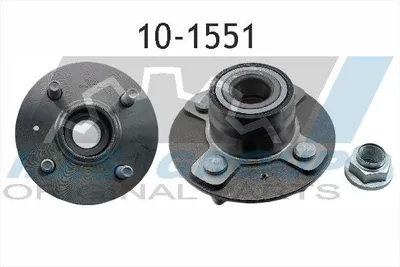 Produktbild von IJS GROUP Radlagersatz Hinten für HYUNDAI ATOS (MX) 10-1551