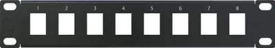 Obrázek produktu pro Patch Panel RACK 10" 1U 8 Slotů pro Síťovou skříň RACK Černá Stalflex