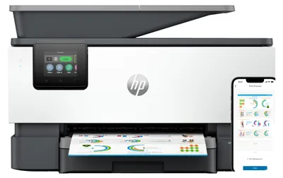 Produktbild von HP Officejet Pro 9120b All-in-One - Multifunktionsdrucker - Farbe - Tintenstrahl - Legal (216 x 356 mm)
