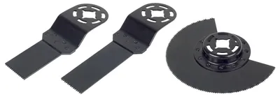 Produktbild von Wolfcraft Sägeblatt-Set Metall/Holz für Bosch PMF