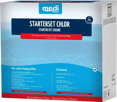 Produktbild von mediPool - Starter Set - Chlor (mit Chlor PLUS) 3,1 kg
