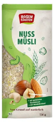 Image de Rosengarten Muesli bio aux noix 6 x 750 g