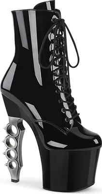 Produktbild von IRONGRIP-1020 Damen Boots von Pleaser, Schwarz Glanz , EU 35, US 5