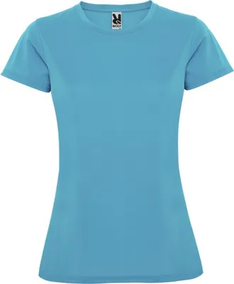 Produktbild von Roly - "Montecarlo" T-Shirt für Damen - Sport kurzärmlig PF4302 (L) (Türkis)