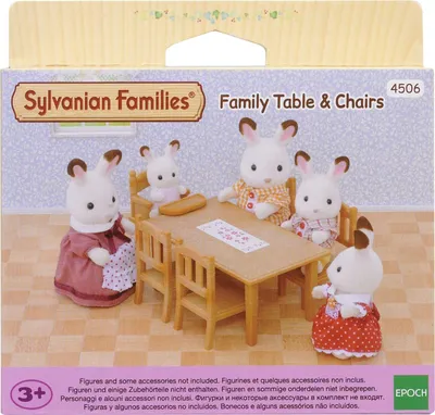 Produktbild von Sylvanian Families Esszimmer-Set - Tisch und Stühle 4506 p6