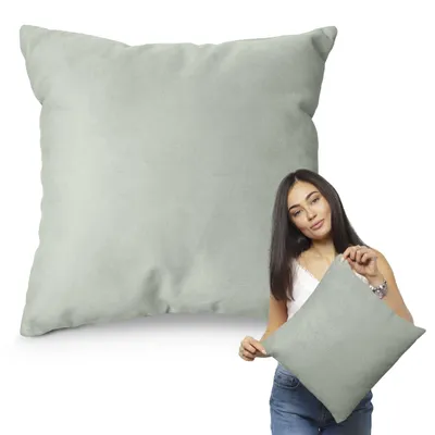 Obrázok produktu pre Muralo DEKORATÍVNY VANKÚŠ 50 cm x 50 cm Dekoračný vankúš na pohovku Dekoračný vankúš na posteľ Mätová
