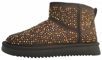 Imagen del producto de La Strada: Botas de invierno para mujer, forradas, color marrón, para uso casual