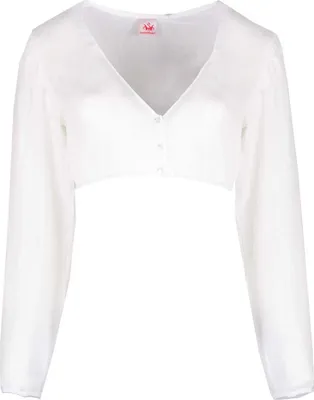 Produktbild von Dirndlbluse Efeu ecru LA Chiffon 34