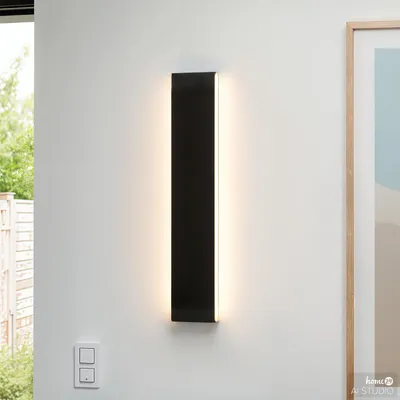 Produktbild von home24 Akku-Wandleuchte inkl. Fernbedienung - Dimmbar - Aluminium
