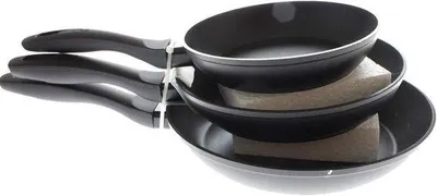 Produktbild von Famanu Set von 3 Antihaft-Bratpfannen - Induktionsgeeignet