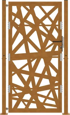 Zdjęcie produktu dla Brama ogrodowa 100x175 cm Stal nierdzewna Lekka konstrukcja