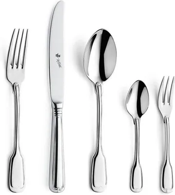 Produktbild von 30-teiliges Besteckset für 6 Personen – Hochglanzpoliertes Edelstahl, spülmaschinenfest, inklusive Besteckablage