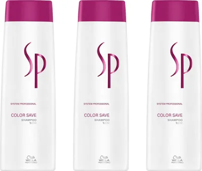 Produktbild von Wella SP Color Save 3 x 250 ml Shampoo Set