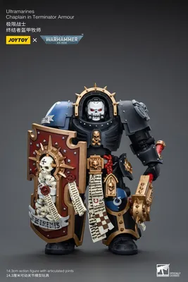 Image de Figurka Warhammer 40k 1/18 - Aumônier Ultramarines en armure Terminator