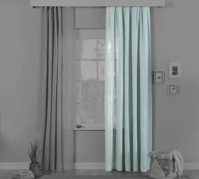 Produktbild von Cilek DRESSY Gardine 210x260cm Grau / Weiß