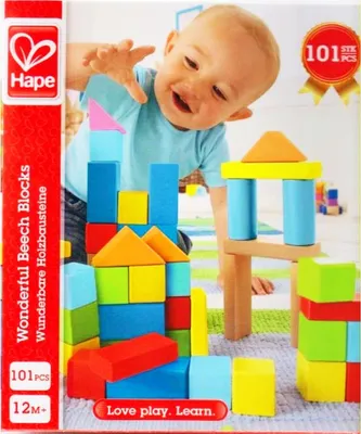 Obrázok produktu pre Nádherné drevené stavebnice - 101 dielov