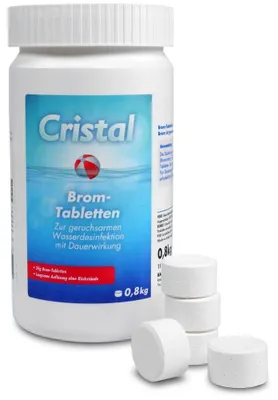 Produktbild von CRISTAL Bromtabletten (20g) 0,8 kg