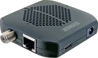 Produktbild von Schwaiger DSRD0100, Kabelgebunden, USB Typ-C, Ethernet, Schwarz