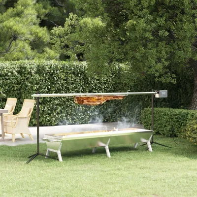Produktbild von Möbel Rotisserie-Grill Automatisch Edelstahl - Holzkohlegrills 3152096