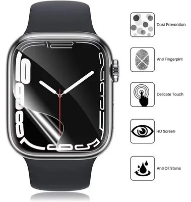 Image de Film de protection en hydrogel transparent pour écran LCD de l'Apple Watch Series 11 / 10 46 mm