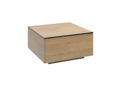 Produktbild von AX LIVING Couchtisch braun Fabriani quadratisch in Eiche Riviera 80 cm