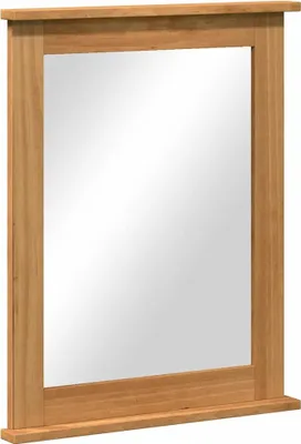 Zdjęcie produktu dla vidaXL Lustro VIGO miodowy brąz 55,5 x 5 x 70 cm lite drewno sosnowe